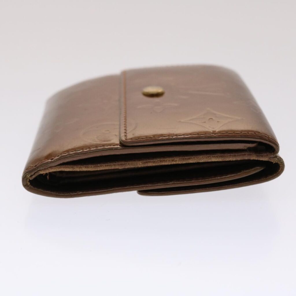 LOUIS VUITTON Monogram Vernis Portefeuille Elise Wallet Bronze Auth 48070 - Product Image 2