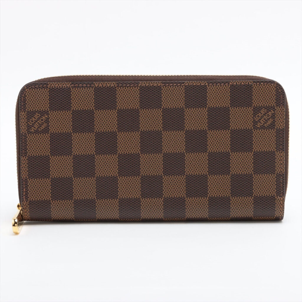 Louis Vuitton Damier Zippy Wallet Brown Round Zippe Wallet | Studio Nafay