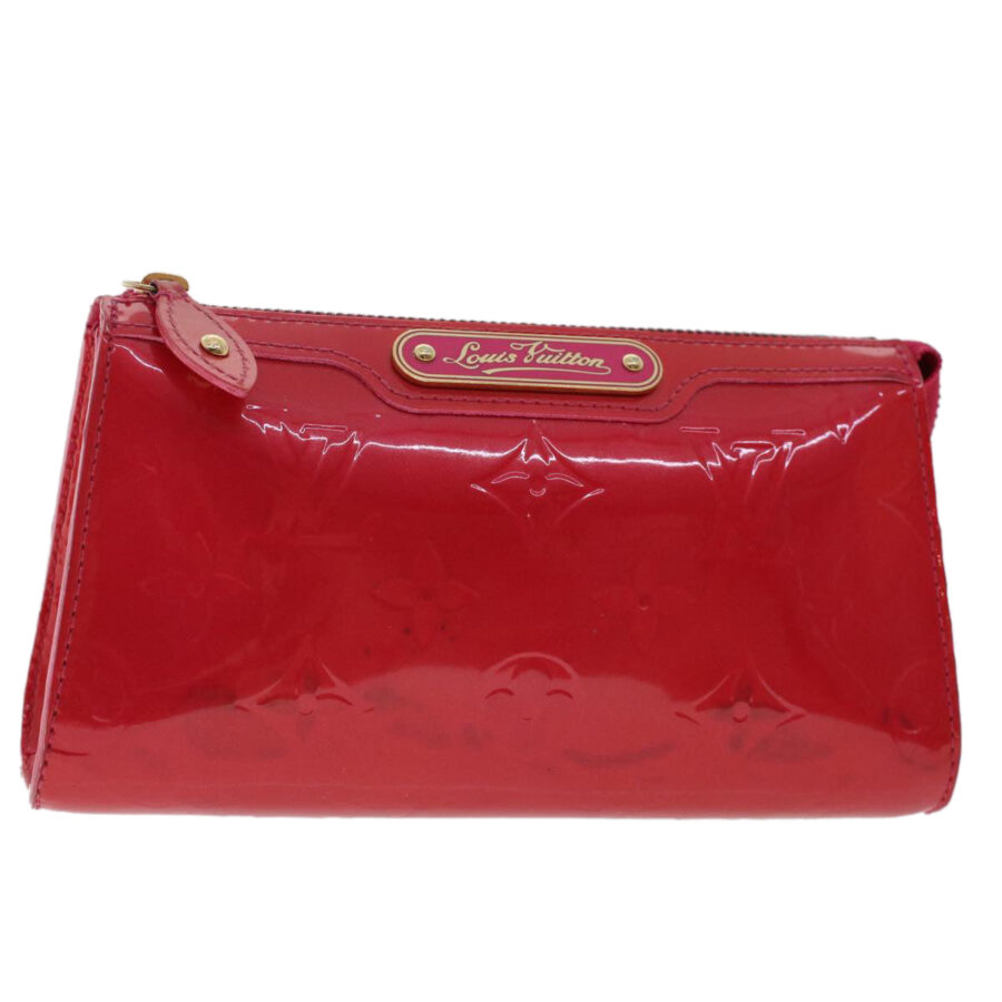 LOUIS VUITTON Monogram Vernis Trousse Cosmetic Pouch Rose Pop Auth 49159 | Studio Nafay