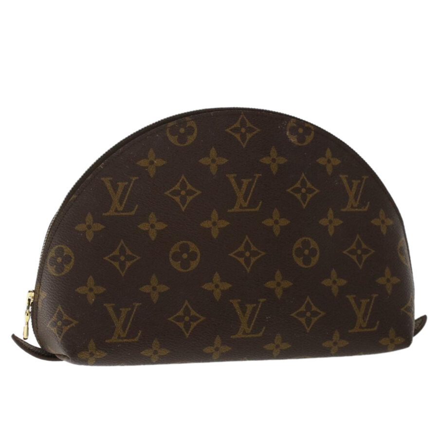 LOUIS VUITTON Monogram Trousse Demi Ronde Cosmetic Pouch LV Auth 49355 | Studio Nafay