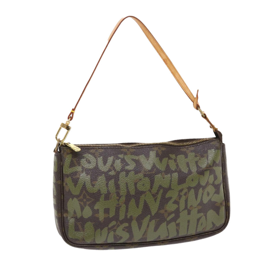 LOUIS VUITTON Monogram Graffiti Pochette Accessoires Pouch LV Auth 49463 | Studio Nafay