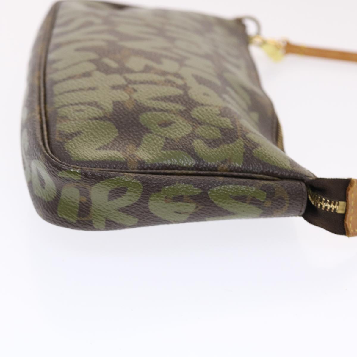 LOUIS VUITTON Monogram Graffiti Pochette Accessoires Pouch LV Auth 49463