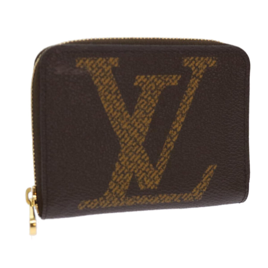 LOUIS VUITTON Monogram Giant Zippy Coin Purse Wallet LV Auth 49495 | Studio Nafay