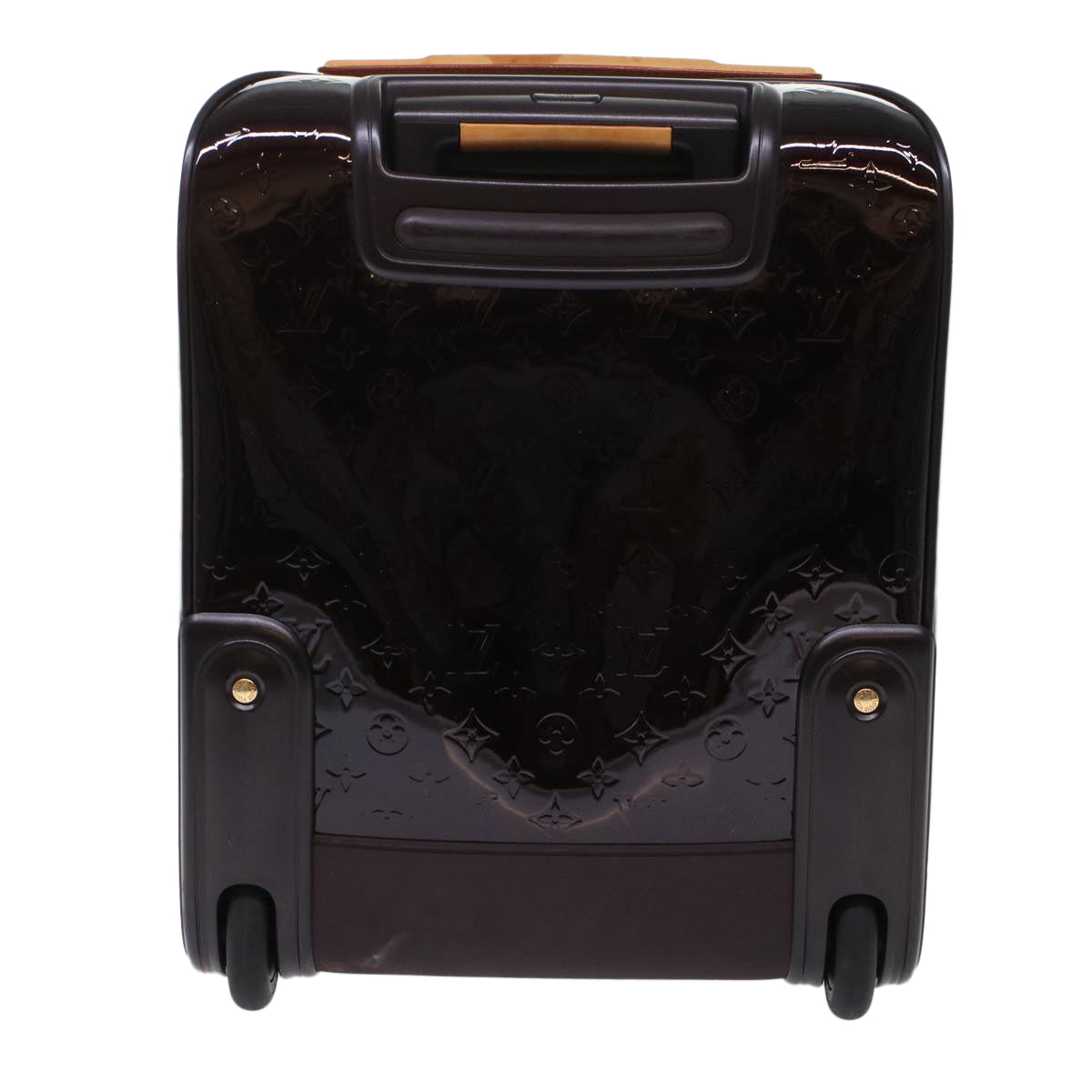 LOUIS VUITTON Monogram Vernis Pegas 45 Suitcase Rouge Favist Auth 49624