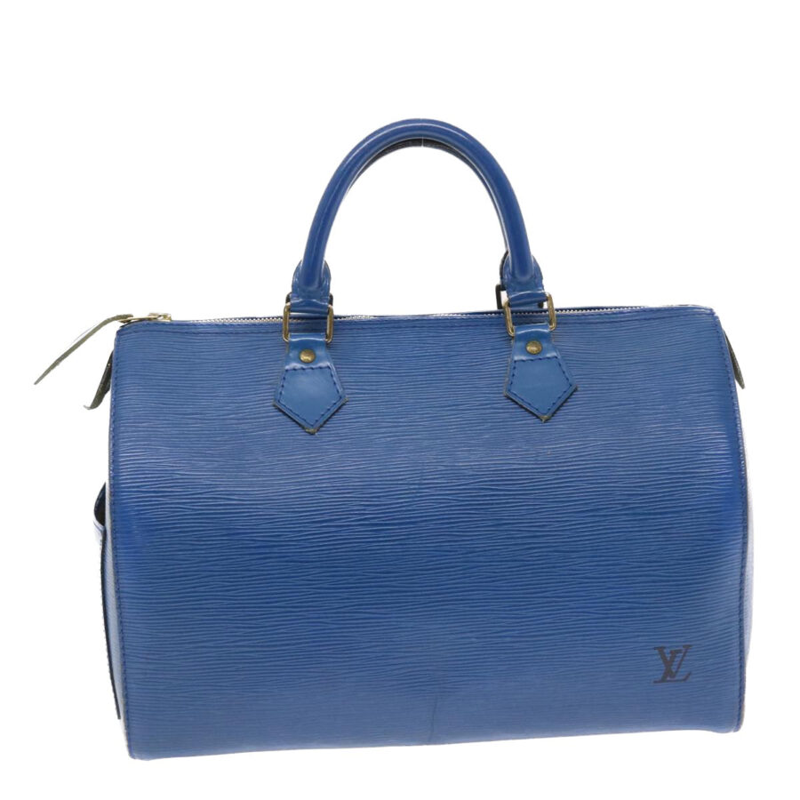 LOUIS VUITTON Epi Speedy 30 Hand Bag Toledo Blue LV Auth 49660 | Studio Nafay