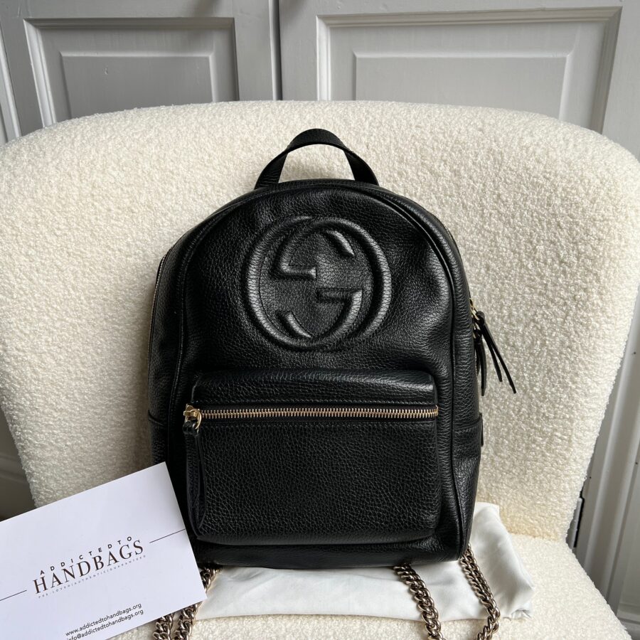 Gucci GG Black Soho Backpack | Studio Nafay