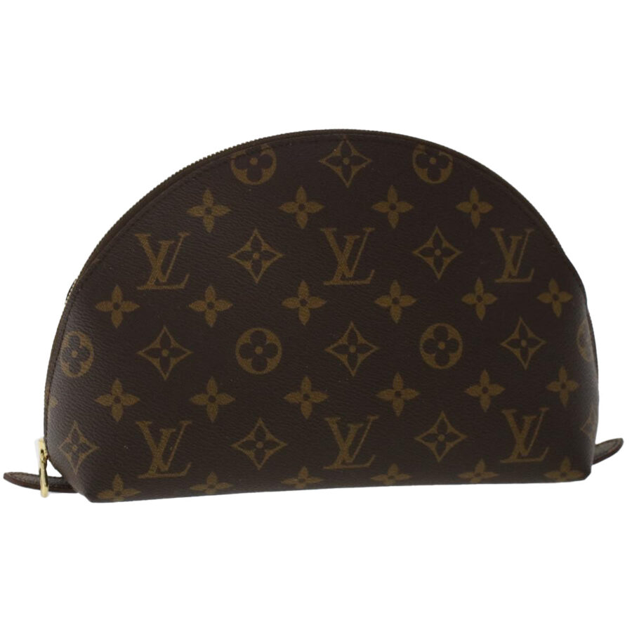 LOUIS VUITTON Monogram Trousse Demi Ronde Cosmetic Pouch LV Auth 49972 | Studio Nafay