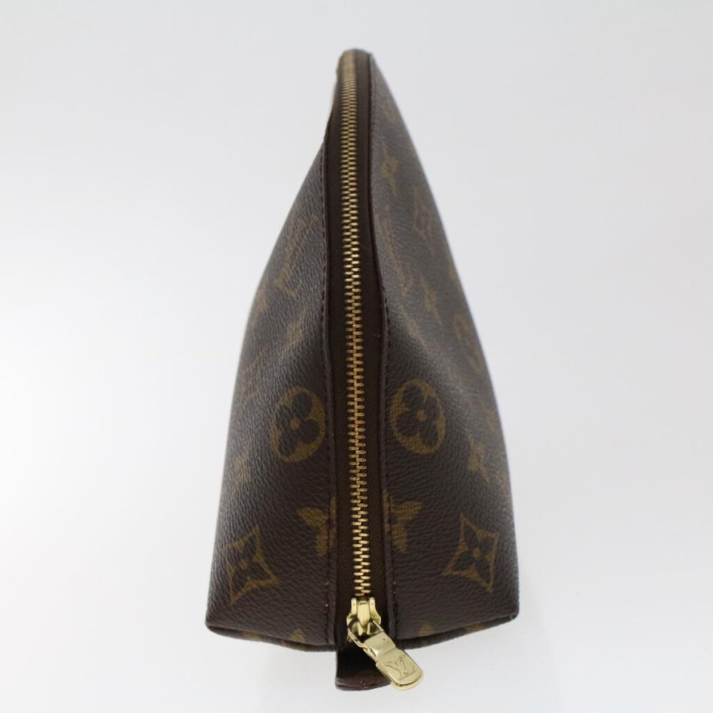 LOUIS VUITTON Monogram Trousse Demi Ronde Cosmetic Pouch LV Auth 49972 - Product Image 2