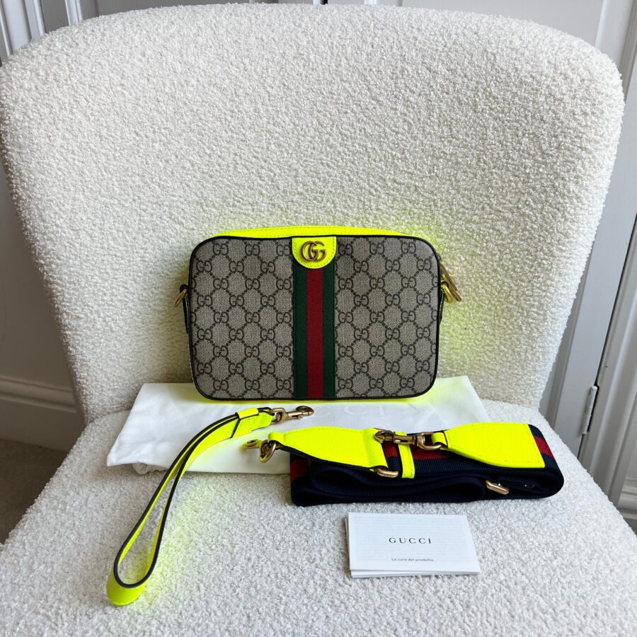 Gucci Ophidia Supreme Small Crossbody Bag | Studio Nafay
