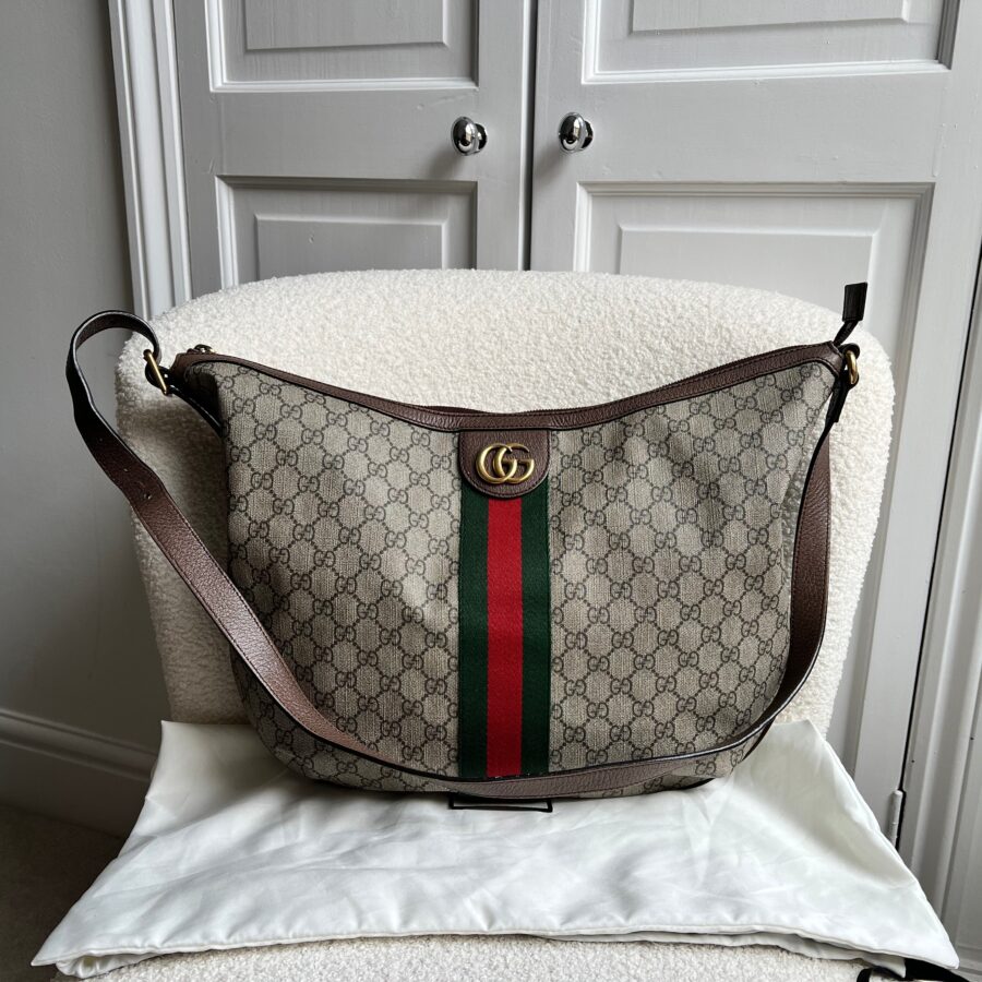 Gucci GG Supreme Ophidia Large Shoulder Bag (RRP £1090) | Studio Nafay