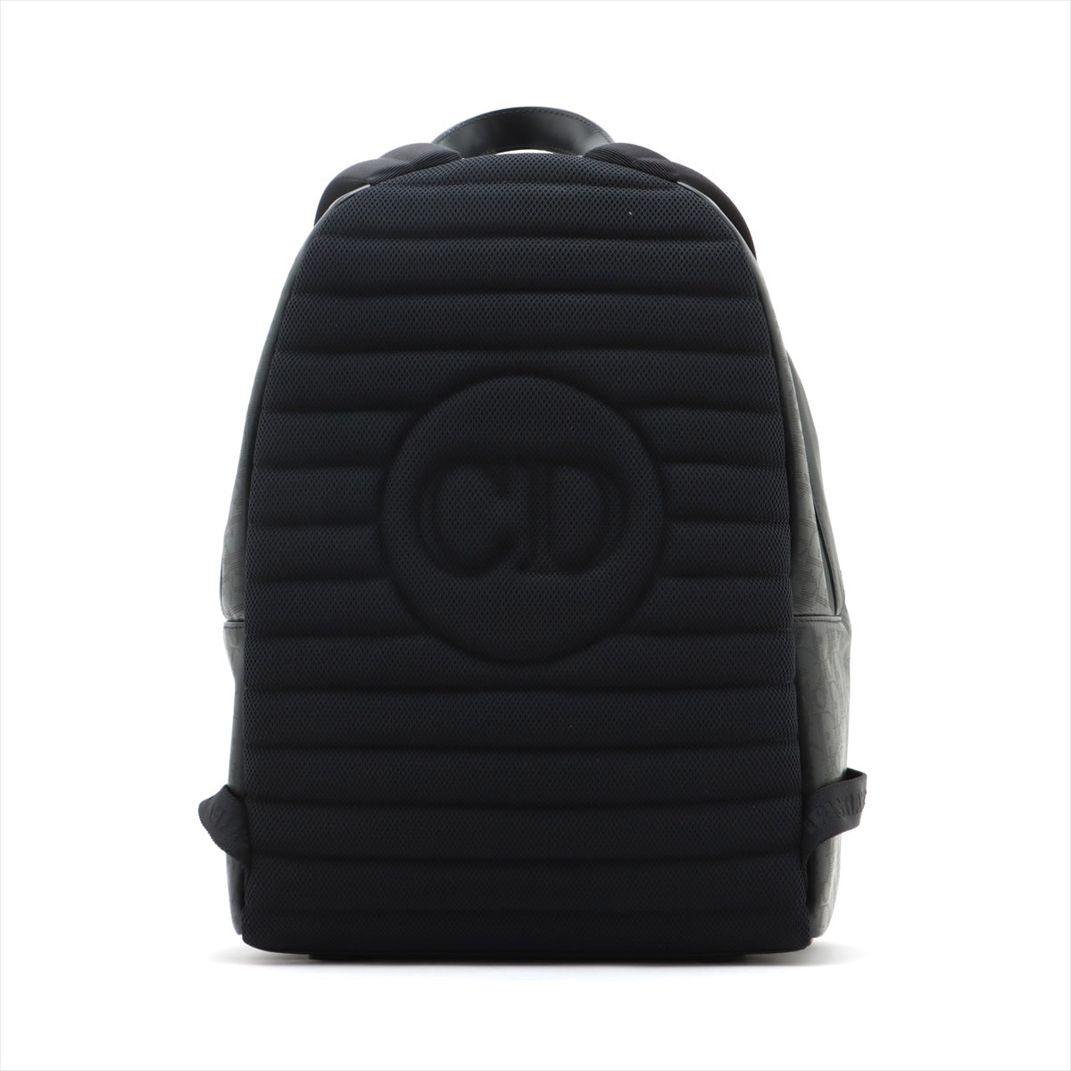 Dior Om Om Leather Backpack/Rack Black