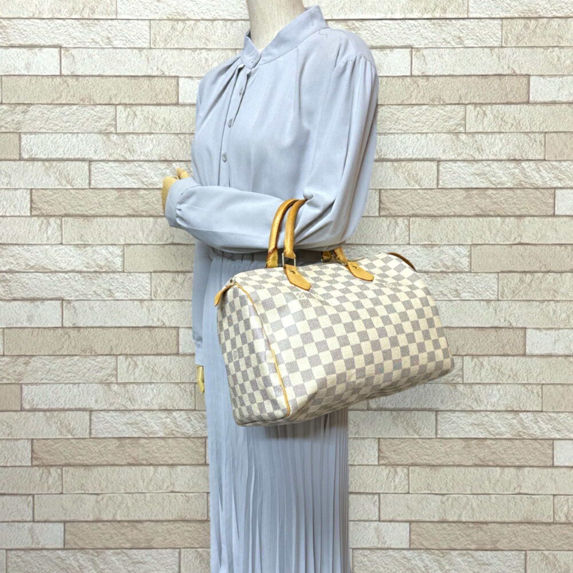 Louis Vuitton Damier Azur Handbag