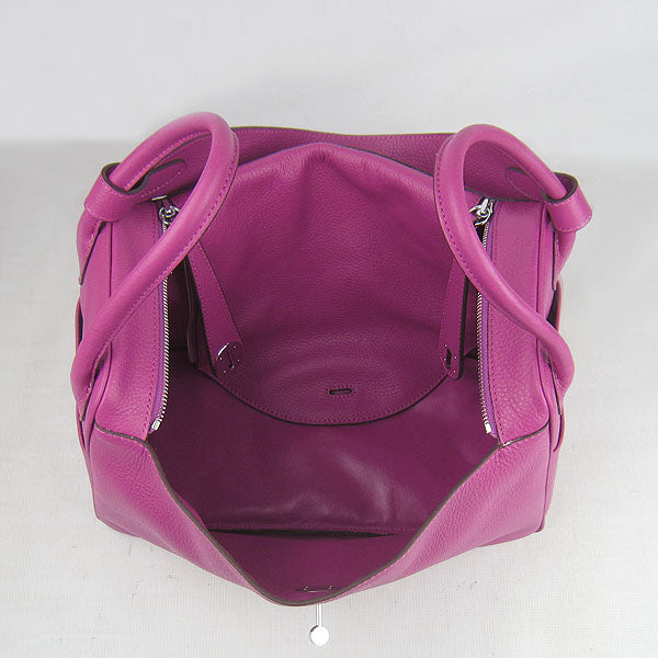 Luxury Hermes Lindy 34cm Handbag 6208 Peach Silver | Studio Nafay