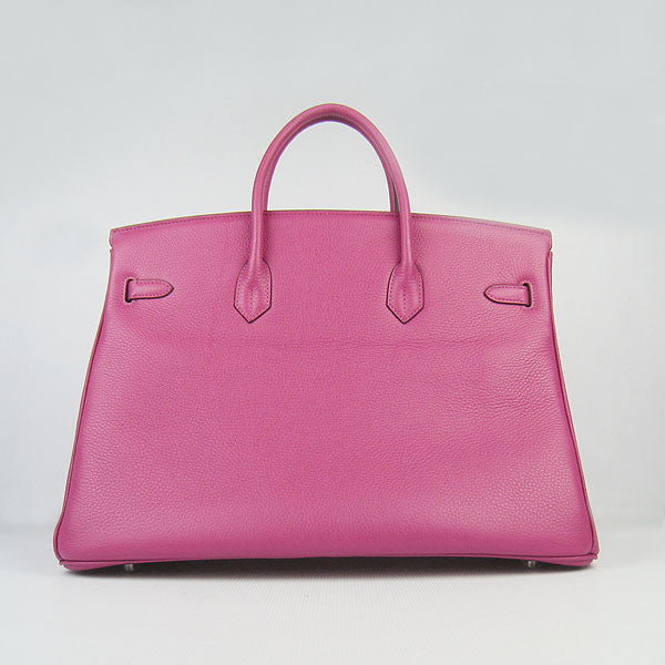 Hermes Birkin 35cm Togo Leather Handbags 6099 Peach Silver | Studio Nafay