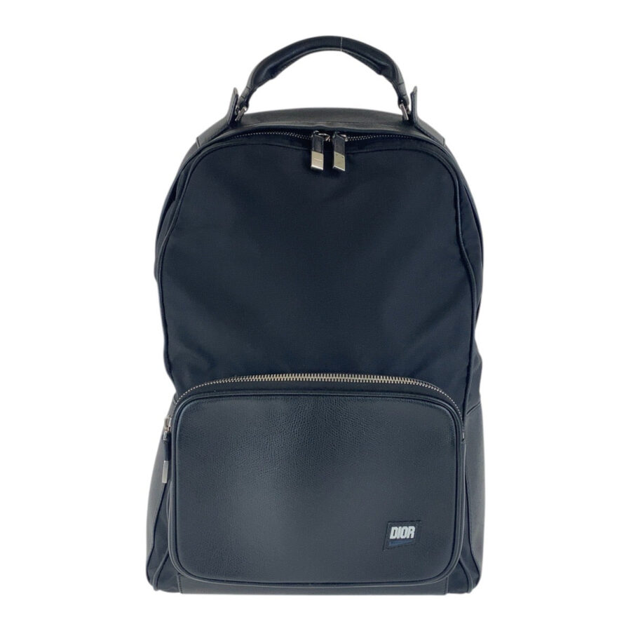 Dior Backpack 03 BO 1105 Nylon Black SilverMetal | Studio Nafay