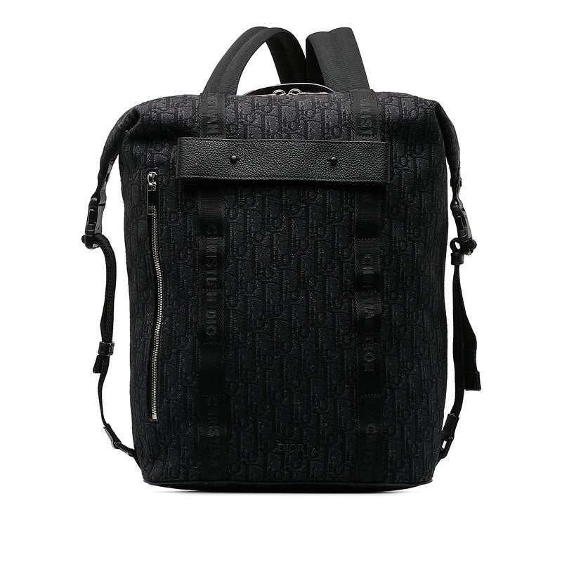Dior Obreek Safari Rucksack Backpack 1SFBA093YKY Black Canvas Leather Men Dior [More] Rucksack | Studio Nafay