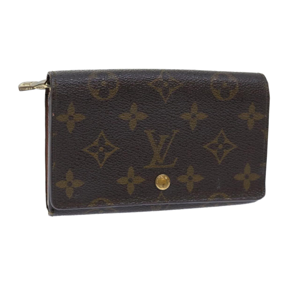 LOUIS VUITTON Monogram Porte Monnaie Billets Tresor Wallet LV Auth 52272 | Studio Nafay