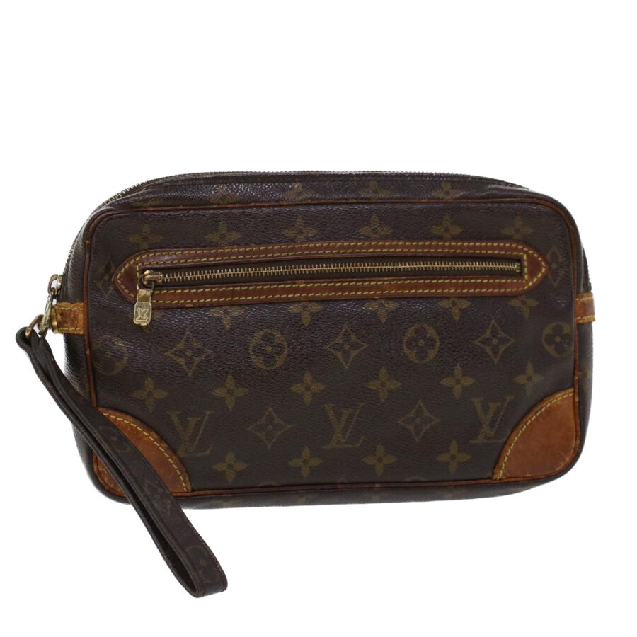 LOUIS VUITTON Monogram Marly Dragonne GM Clutch Bag LV Auth 52561 | Studio Nafay