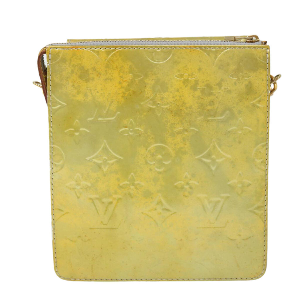 LOUIS VUITTON Monogram Vernis Motto Accessory Pouch Gris LV Auth 52691 - Product Image 2