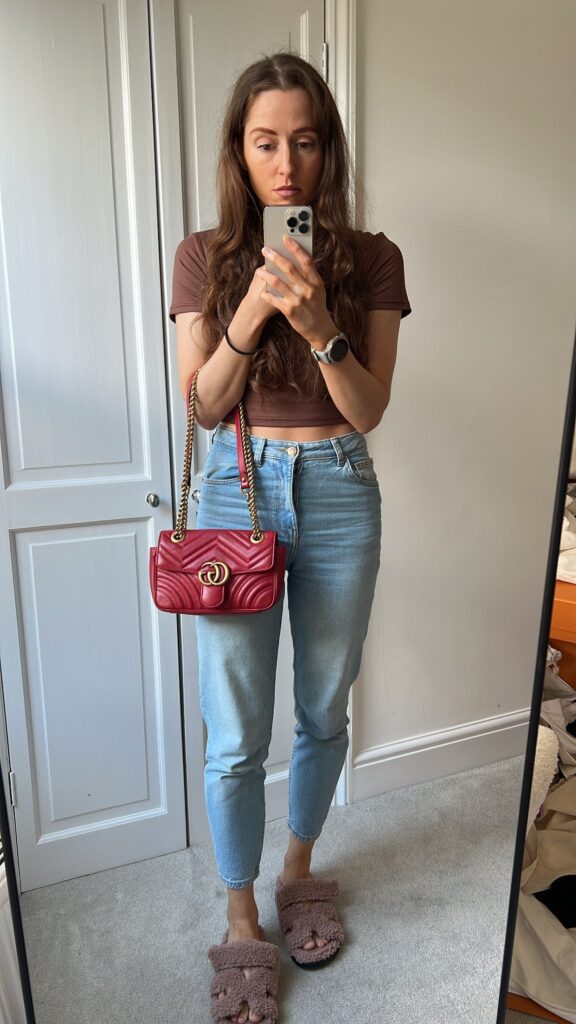 Gucci GG Hibiscus Red Marmont Mini Shoulder Bag (RRP £1,890) - Product Image 2