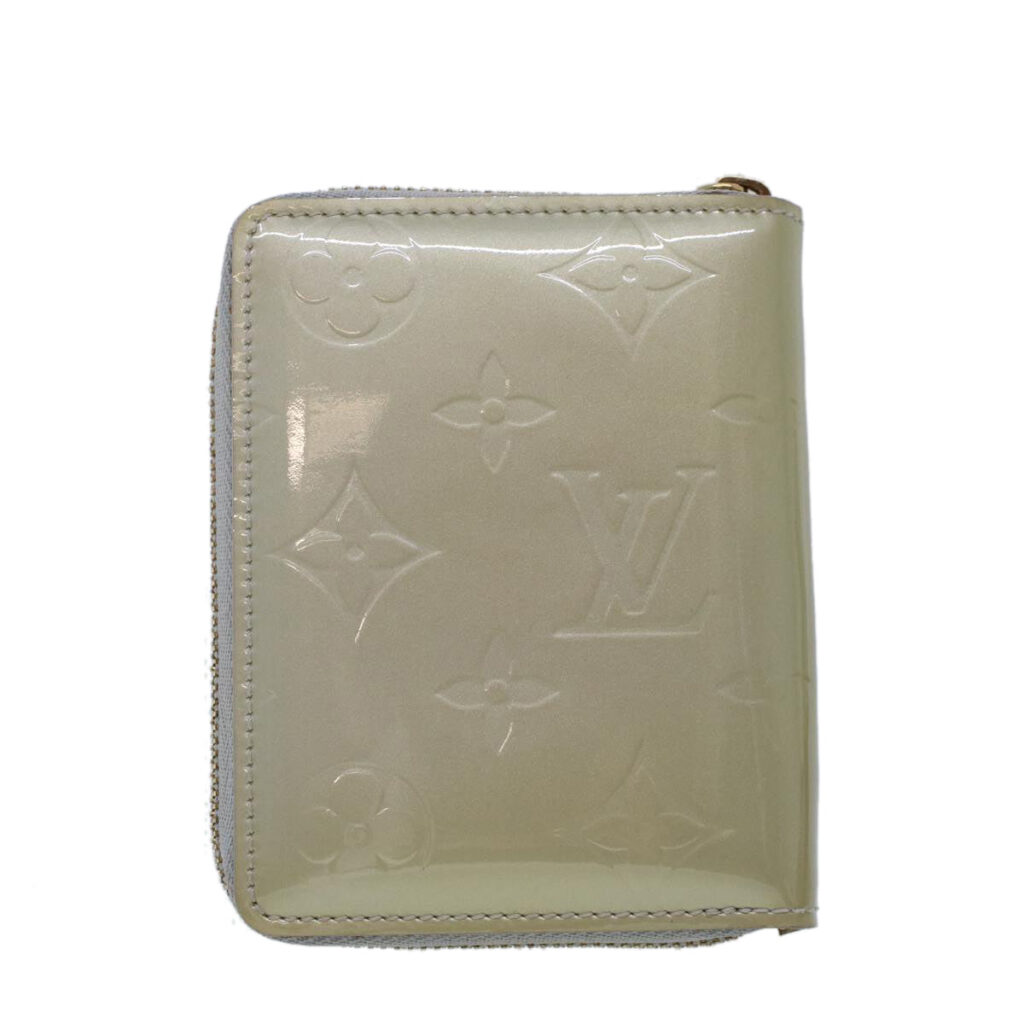 LOUIS VUITTON Monogram Vernis Bloom Wallet Gris LV Auth 53059 - Product Image 2