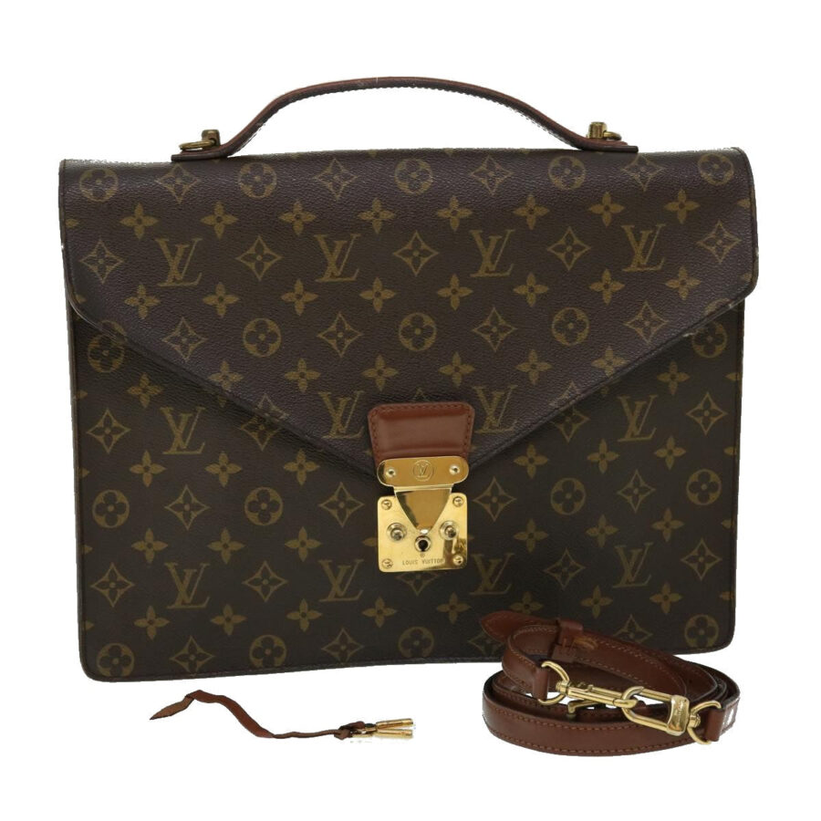 LOUIS VUITTON Monogram Porte Documents Bandouliere Bag 2way LV Auth 53575 | Studio Nafay