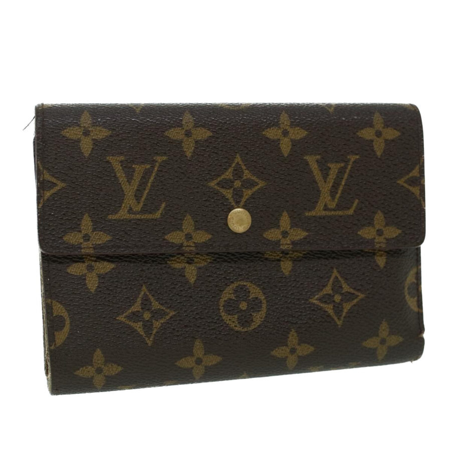 LOUIS VUITTON Monogram Porte Tresor Etui Papie Wallet LV Auth 53808 | Studio Nafay