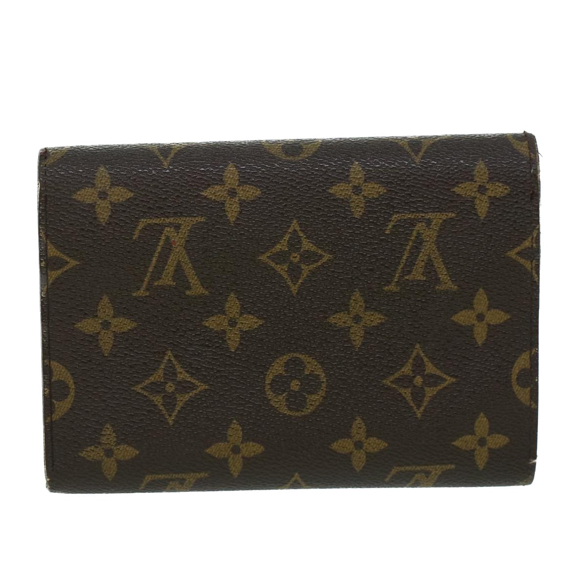 LOUIS VUITTON Monogram Porte Tresor Etui Papie Wallet LV Auth 53808