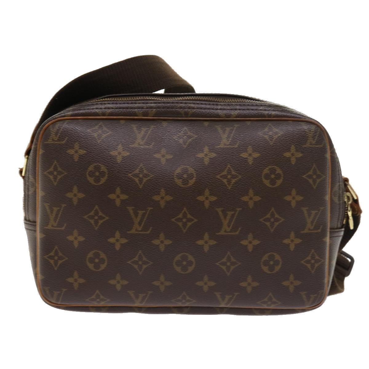 LOUIS VUITTON Monogram Reporter PM Shoulder Bag LV Auth 53913