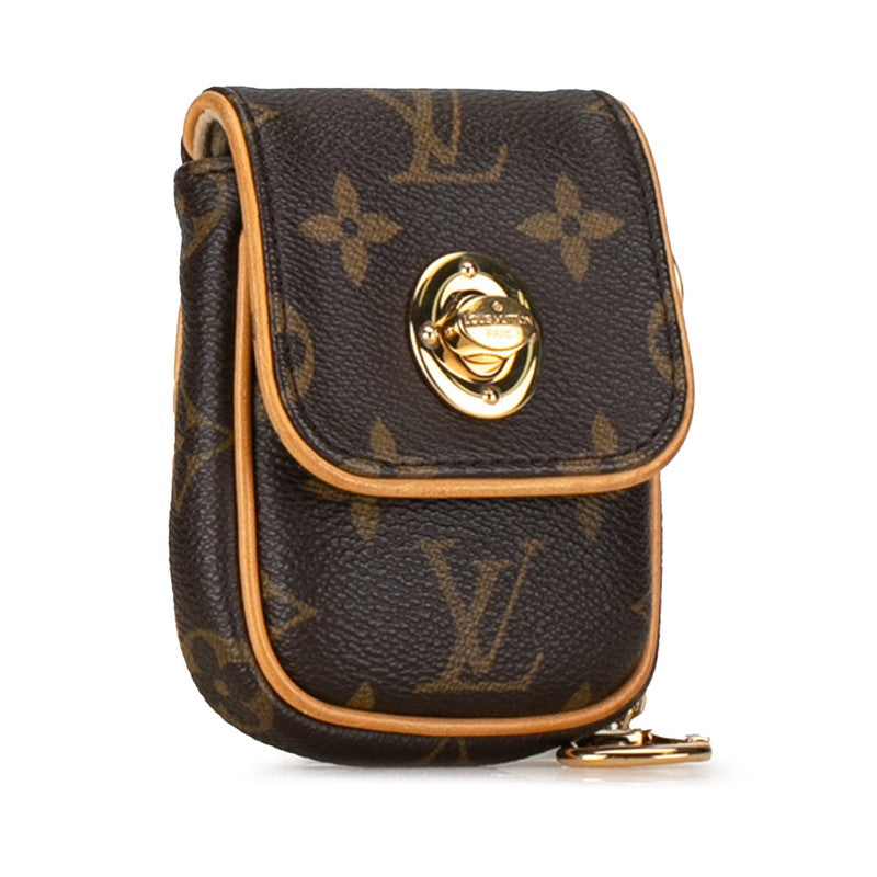 Louis Vuitton Monogram Poschet Brown PVC Leather Louis Vuitton
