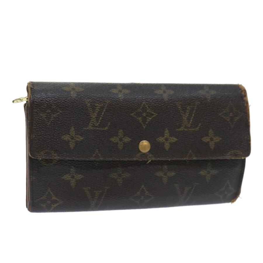 LOUIS VUITTON Monogram Portefeuille Sarah Long Wallet LV Auth 54063 | Studio Nafay