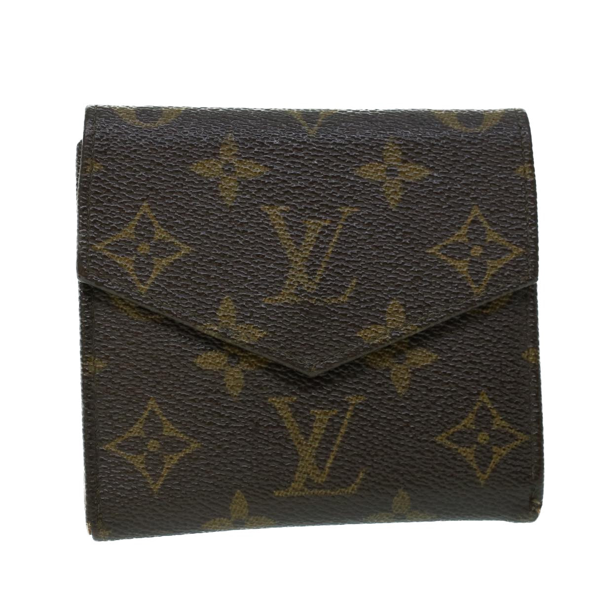 LOUIS VUITTON Monogram Portefeuille Elise Wallet LV Auth 54079