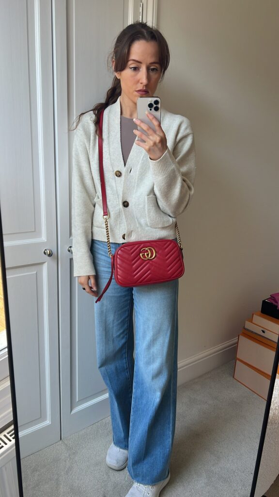 Gucci GG Red Marmont Small Shoulder Bag (RRP £1,440) - Product Image 2