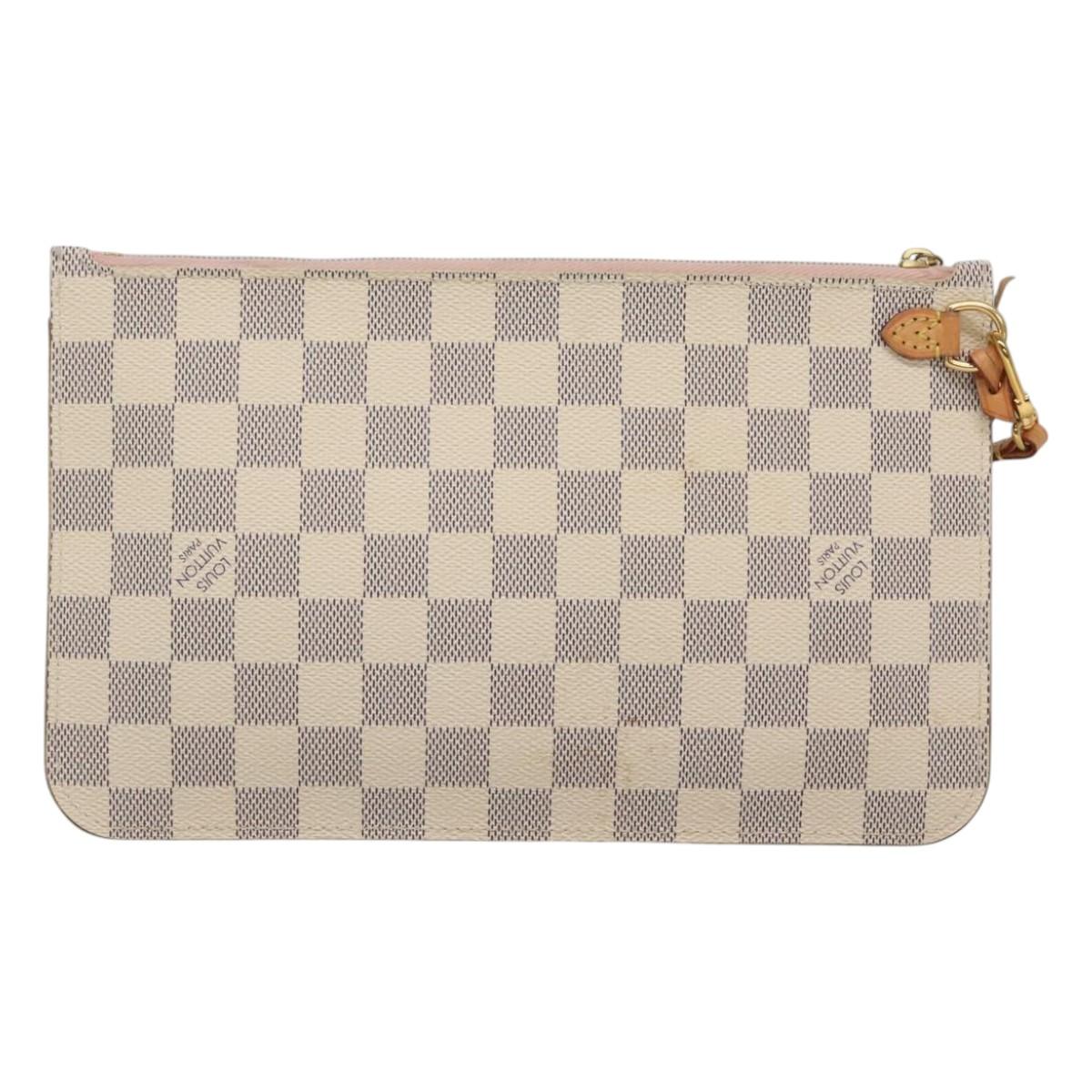 Louis Vuitton Neverfull Pouch Canvas Clutch Bag ( )
