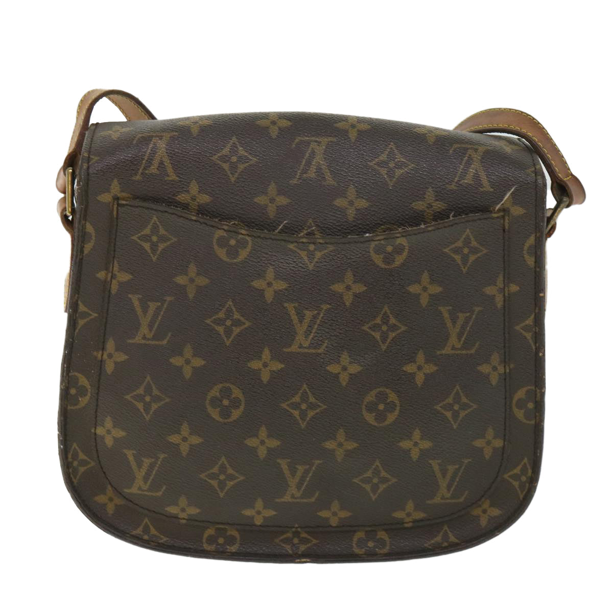 LOUIS VUITTON Monogram Saint Cloud GM Shoulder Bag LV Auth 55030
