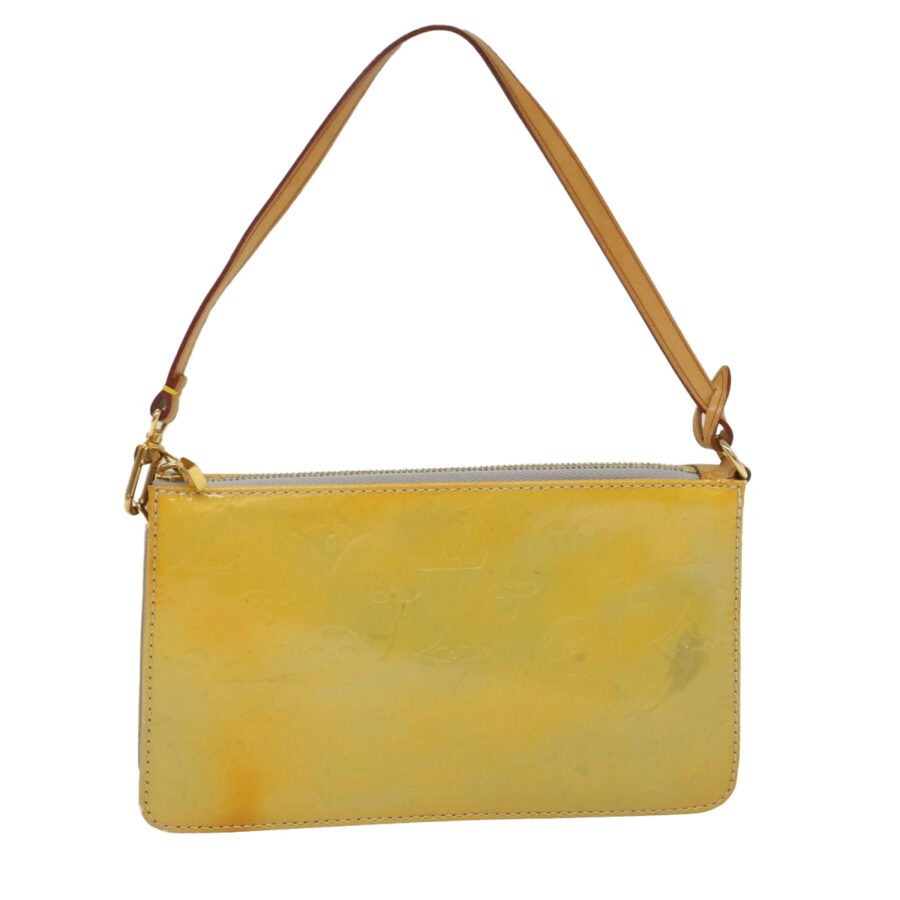 LOUIS VUITTON Monogram Vernis Lexington Accessory Pouch Gris Auth 55140 | Studio Nafay