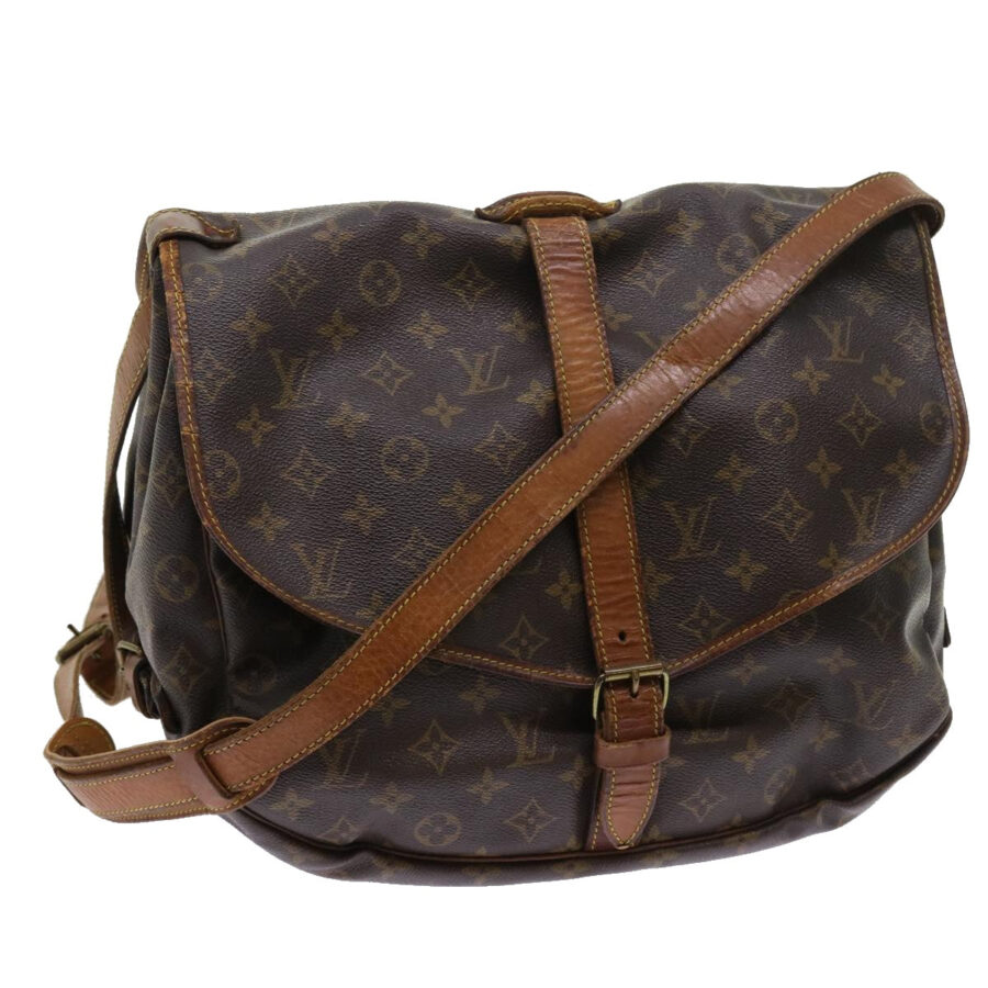 LOUIS VUITTON Monogram Saumur 35 Shoulder Bag LV Auth 55382 | Studio Nafay