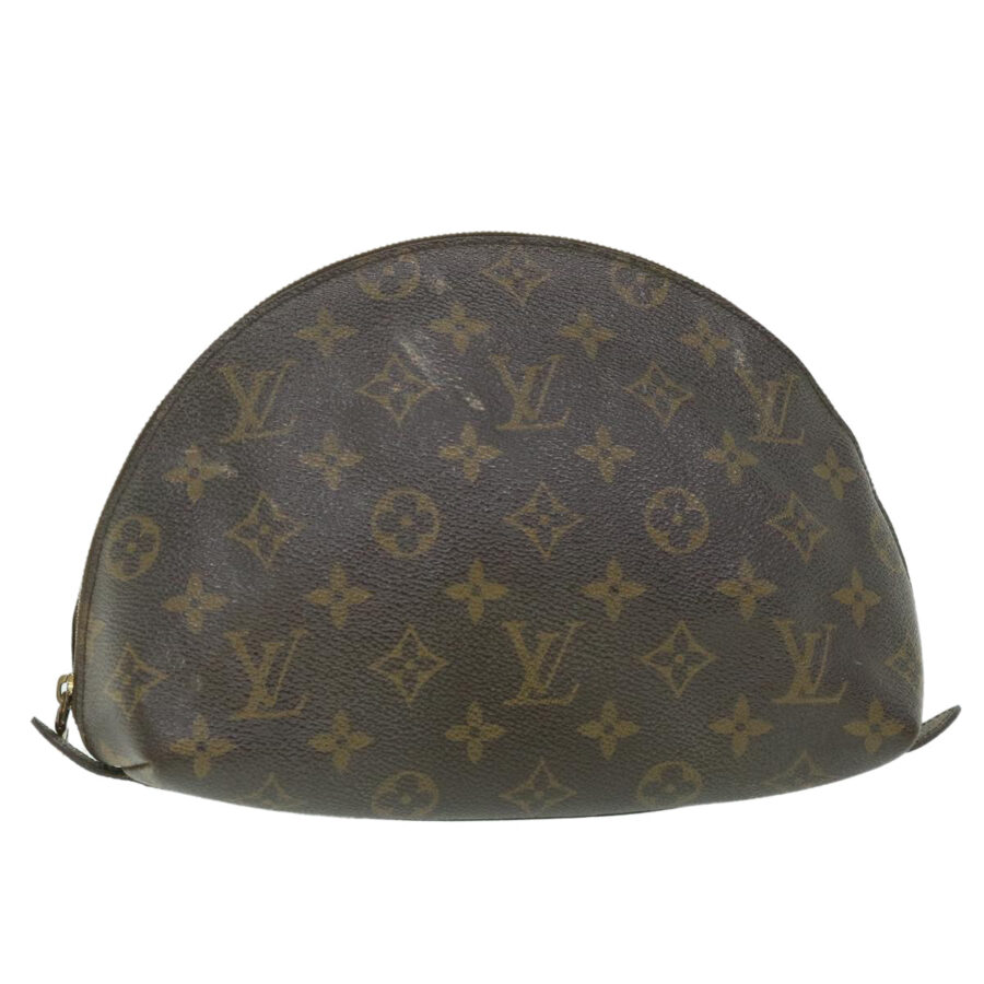 LOUIS VUITTON Monogram Trousse Demi Ronde Cosmetic Pouch LV Auth 56099 | Studio Nafay