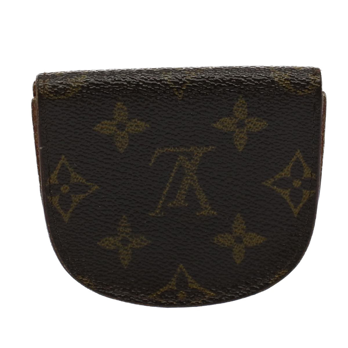 LOUIS VUITTON Monogram Porte Monnaie Guze Coin Purse LV Auth 56124