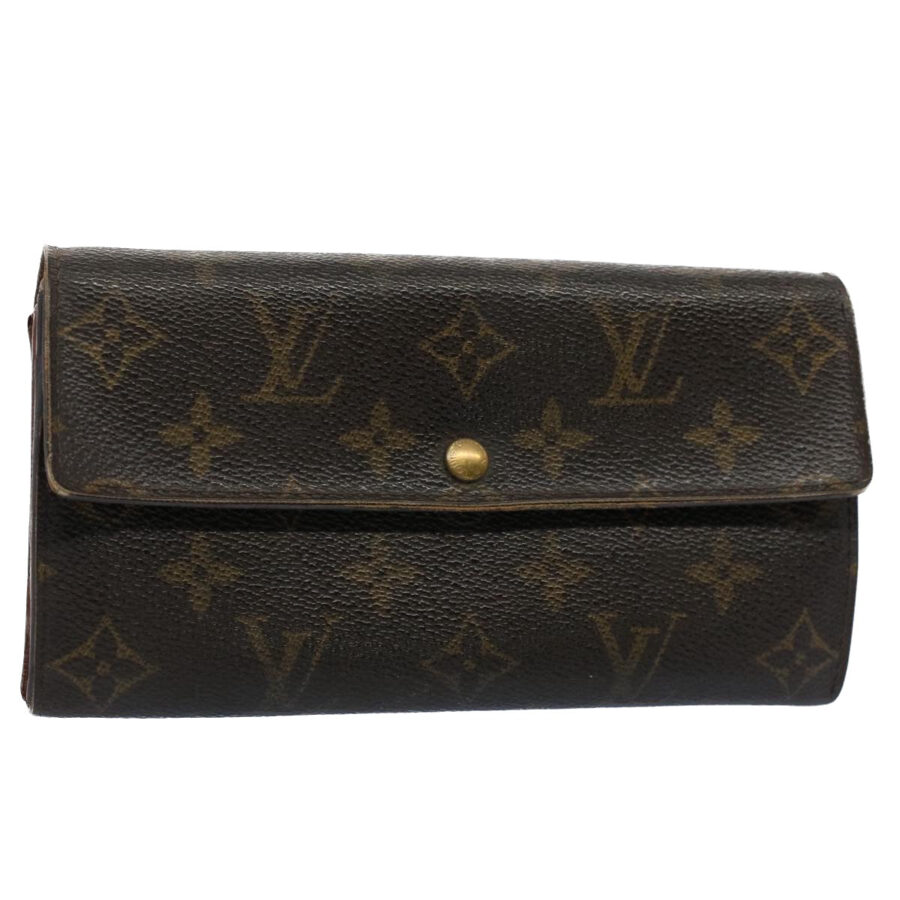 LOUIS VUITTON Monogram Portefeuille Sarah Long Wallet LV Auth 56153 | Studio Nafay