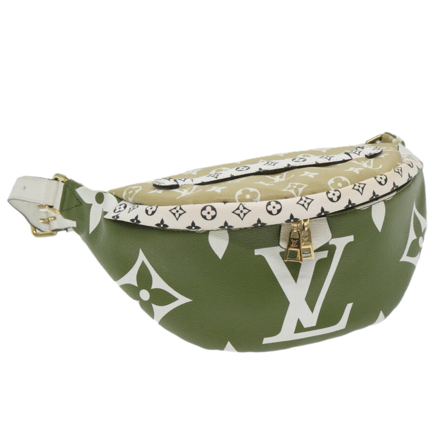 LOUIS VUITTON Monogram Giant Bum Bag Body Bag Khaki LV Auth 57013A | Studio Nafay