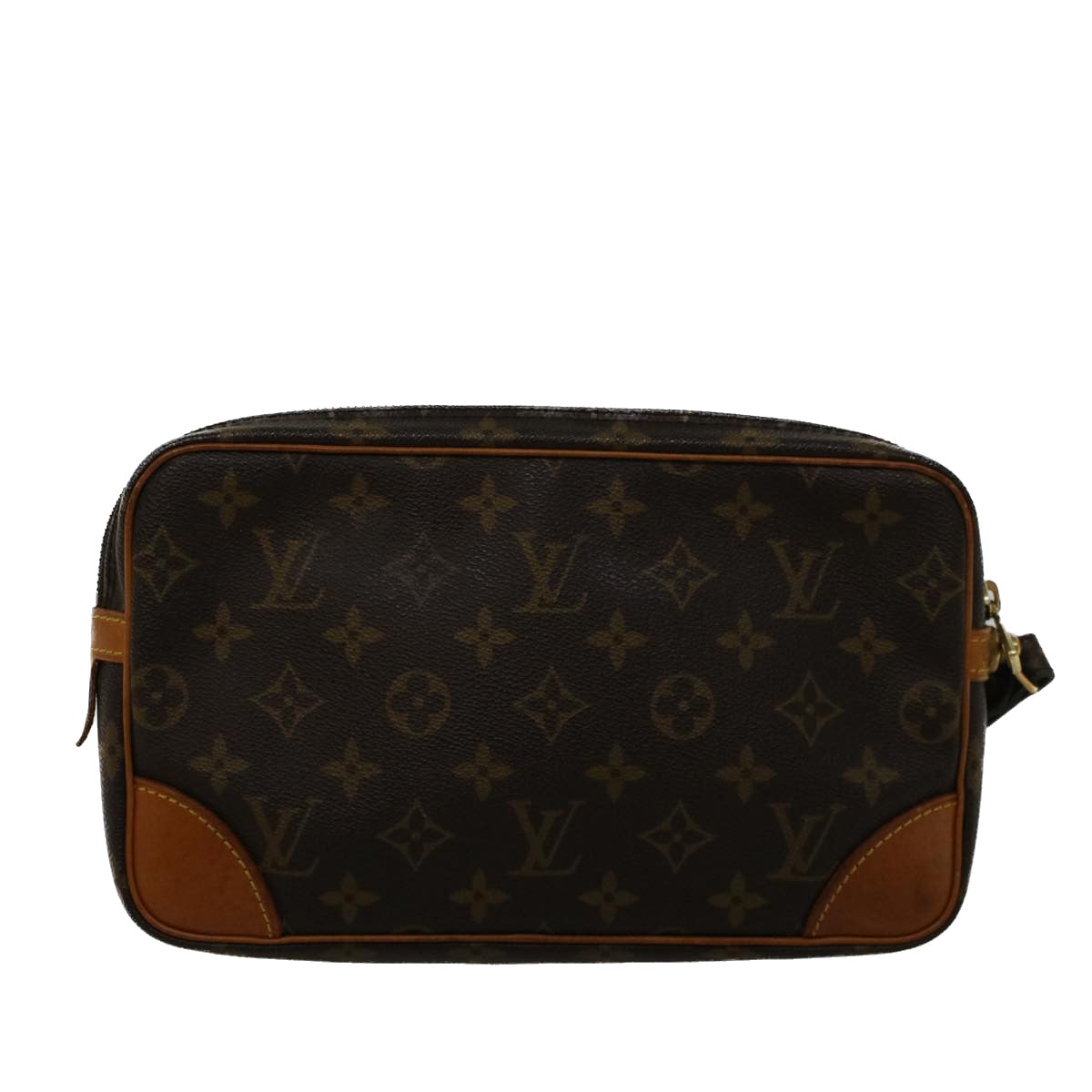 LOUIS VUITTON Monogram Marly Dragonne GM Clutch Bag LV Auth 57400