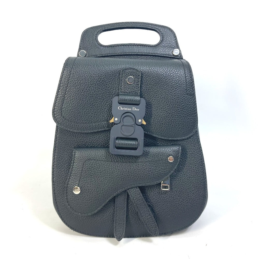 Dior Backpack Calfskin black Bag Gallop Gallop mens