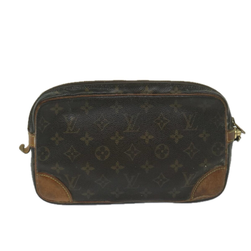 LOUIS VUITTON Monogram Marly Dragonne GM Clutch Bag LV Auth 59399 - Product Image 2