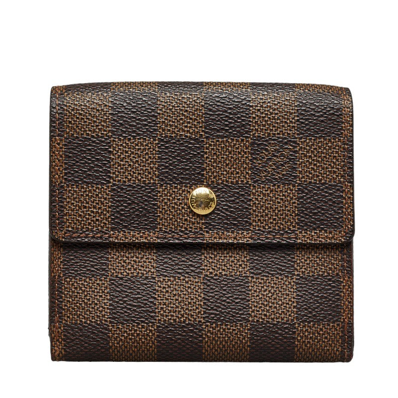 Louis Vuitton Damiere Portfolio Series Three Folded Wallet Brown PVC Leather Louis Vuitton | Studio Nafay
