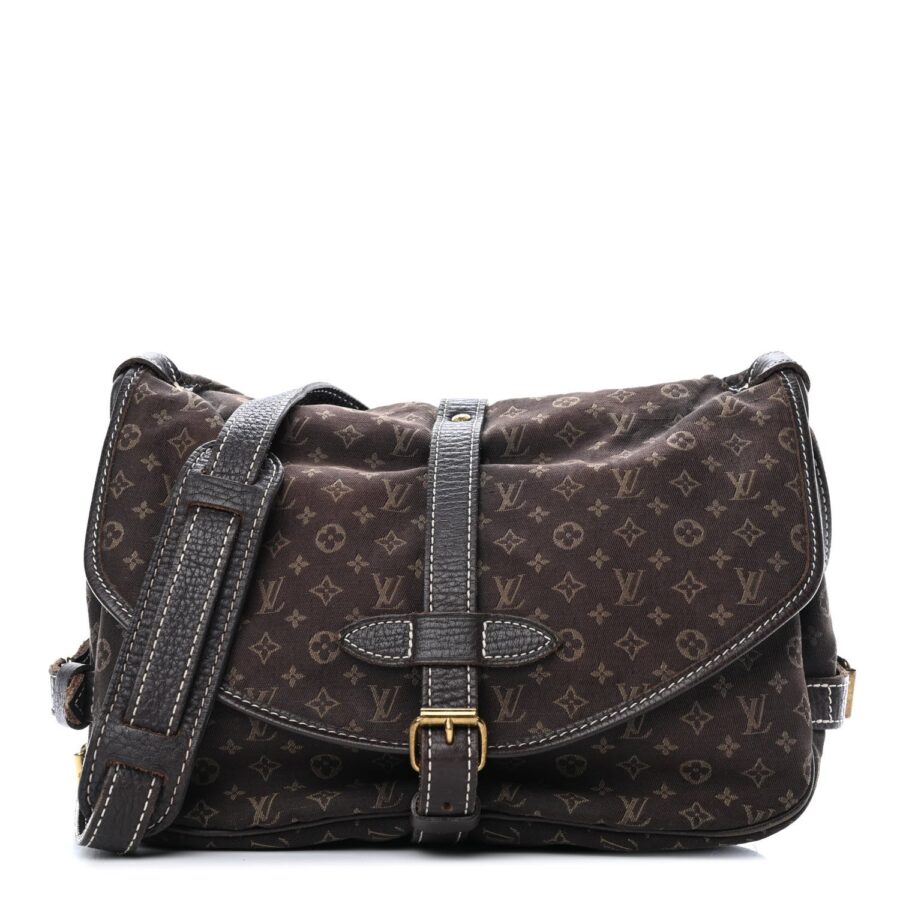 Louis Vuitton Monogram Mini Lin Saumur 30 Shoulder Bag