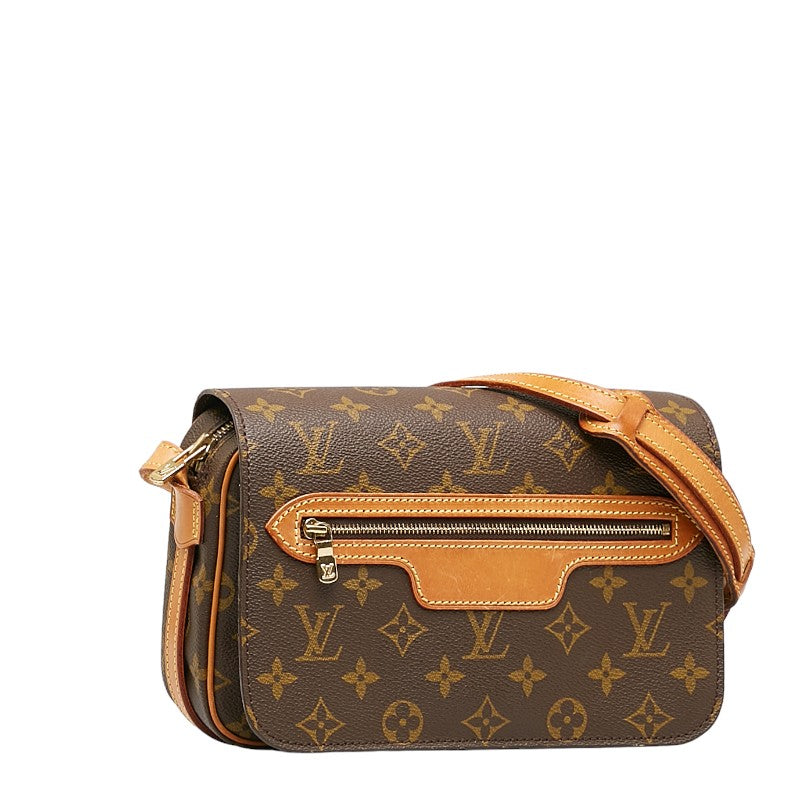 Louis Vuitton Monogram Saint Germain 24 Shoulder Bag Brown PVC Leather