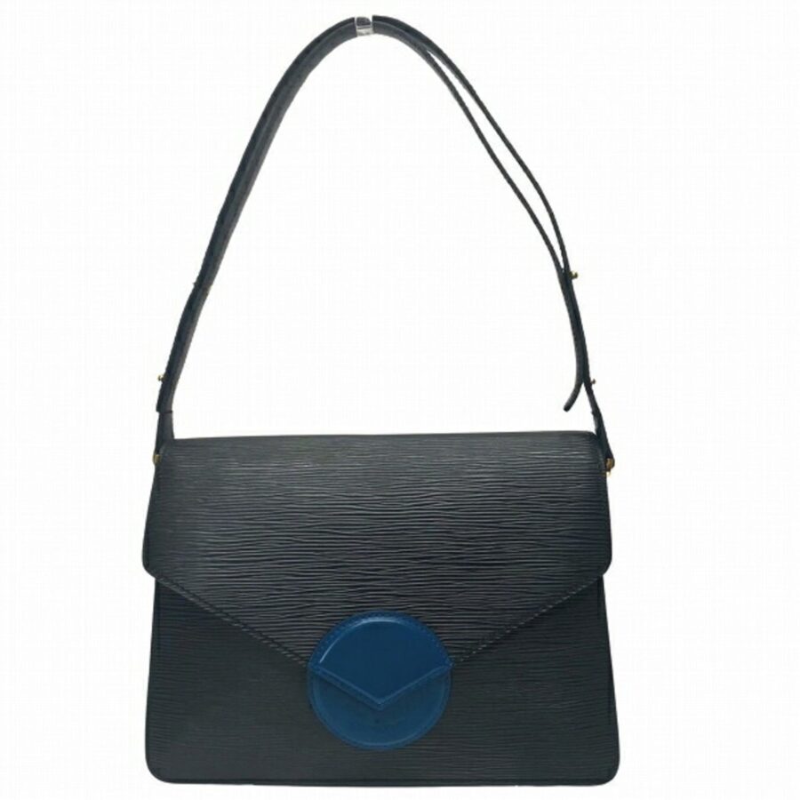 Louis Vuitton Noir Leather Shoulder Bag
