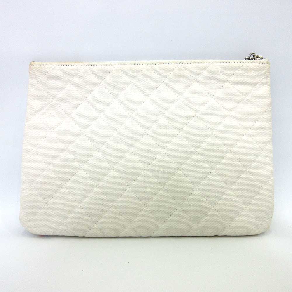 Chanel Canvas Clutch Bag Multicolor - Product Image 2