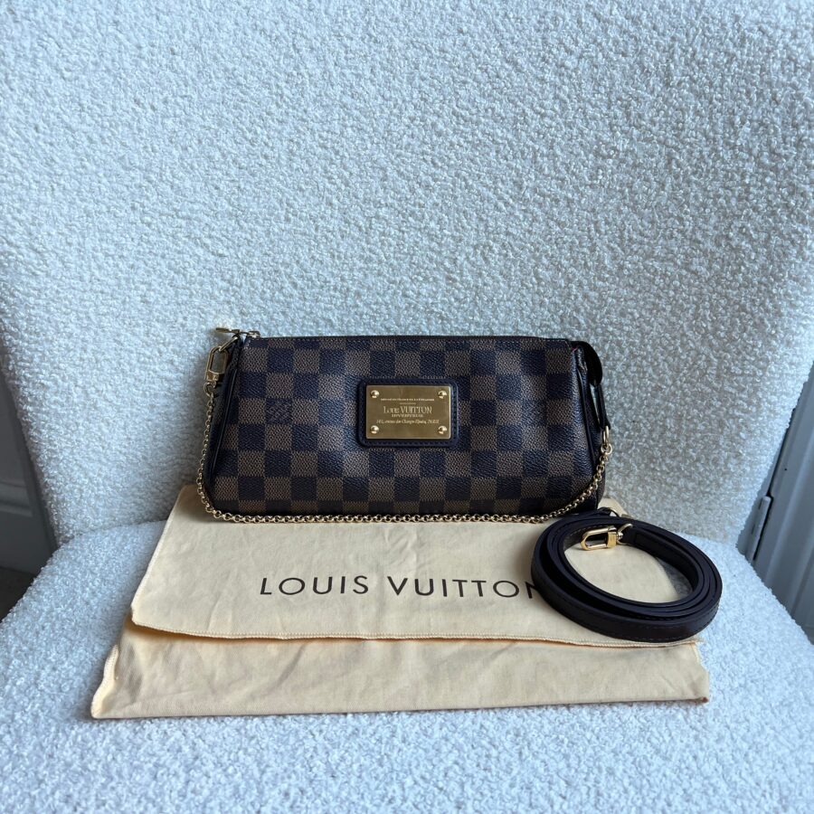 Louis Vuitton Eva Clutch Damier Ebene | Studio Nafay